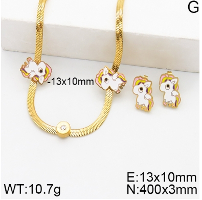 Stainless steel jewelry Necklace Earrings set Wholesale