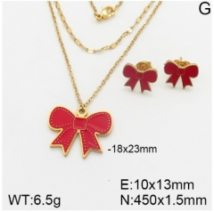Stainless steel jewelry Necklace Earrings set Wholesale