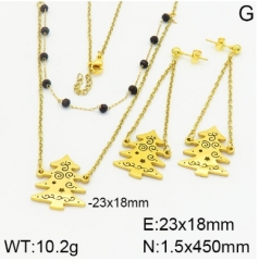Stainless steel jewelry Necklace Earrings set Wholesale