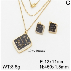 Stainless steel jewelry Necklace Earrings set Wholesale