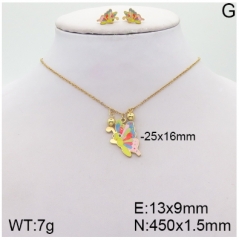 Stainless steel jewelry Necklace Earrings set Wholesale