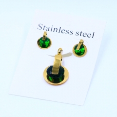 Stainless steel jewelry Necklace Earrings set Wholesale