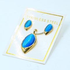 Stainless steel jewelry Pendant Earrings set Wholesale