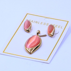 Stainless steel jewelry Pendant Earrings set Wholesale