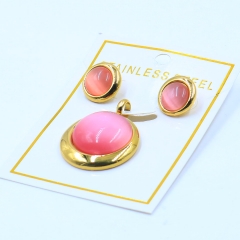 Stainless steel jewelry Pendant Earrings set Wholesale
