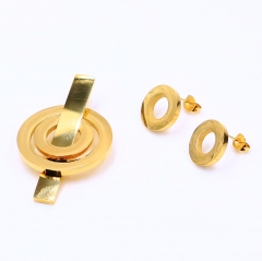 Stainless steel jewelry Pendant Earrings set Wholesale