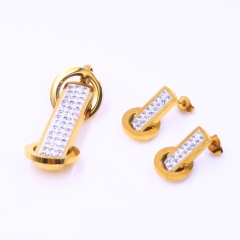 Stainless steel jewelry Pendant Earrings set Wholesale