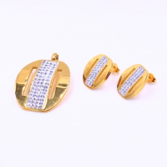 Stainless steel jewelry Pendant Earrings set Wholesale