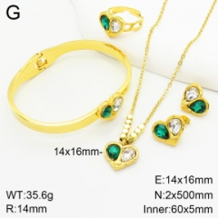 Stainless steel jewelry Necklace Earrings bracelet ring set Wholesale