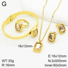 Stainless steel jewelry Necklace Earrings bracelet ring set Wholesale