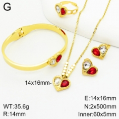 Stainless steel jewelry Necklace Earrings bracelet ring set Wholesale