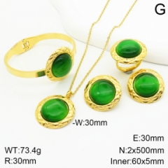 Stainless steel jewelry Necklace Earrings bracelet ring set Wholesale
