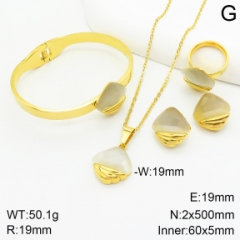 Stainless steel jewelry Necklace Earrings bracelet ring set Wholesale