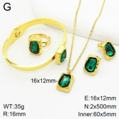 Stainless steel jewelry Necklace Earrings bracelet ring set Wholesale