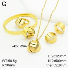 Stainless steel jewelry Necklace Earrings bracelet ring set Wholesale