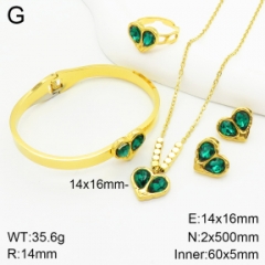 Stainless steel jewelry Necklace Earrings bracelet ring set Wholesale