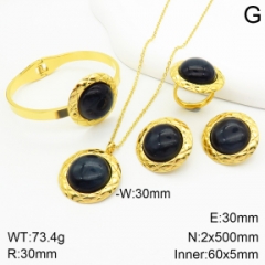 Stainless steel jewelry Necklace Earrings bracelet ring set Wholesale