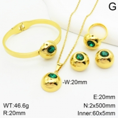Stainless steel jewelry Necklace Earrings bracelet ring set Wholesale