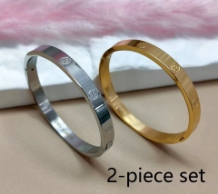 Stainless steel jewelry bracelet set Wholesale