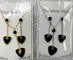 Stainless steel jewelry Necklace Earrings set Wholesale