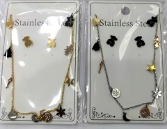 Stainless steel jewelry Necklace Earrings set Wholesale