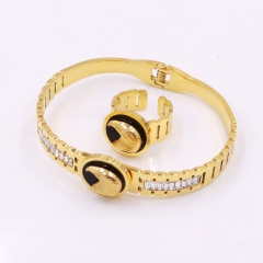 Stainless steel jewelry Bracelet ring set Wholesale