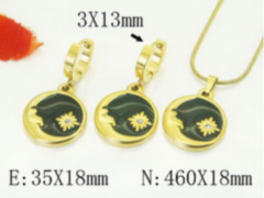 Stainless steel jewelry Necklace Earrings set Wholesale
