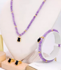 Stainless steel jewelry necklace earring Bracelet  Wholesale