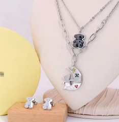 Stainless steel jewelry necklace earring Wholesale