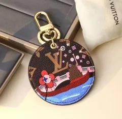 Stainless steel jewelry LV keychain