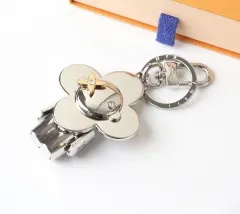 Stainless steel jewelry LV keychain