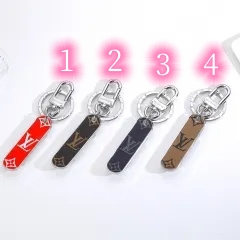 Stainless steel jewelry LV keychain