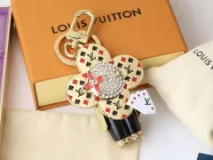 Stainless steel jewelry LV keychain