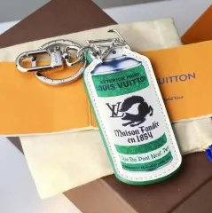 Stainless steel jewelry LV keychain