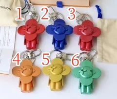 Stainless steel jewelry LV keychain