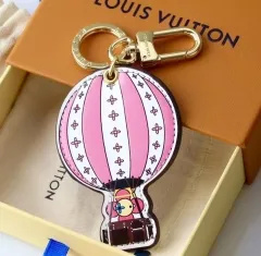 Stainless steel jewelry LV keychain