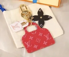 Stainless steel jewelry LV keychain
