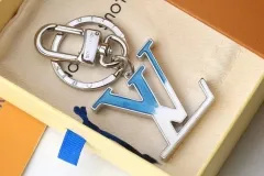Stainless steel jewelry LV keychain