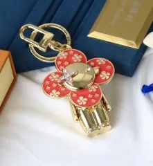 Stainless steel jewelry LV keychain