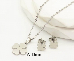 Stainless steel jewelry Necklace Earrings set Wholesale