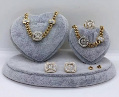 Stainless steel jewelry necklace earring bracelet ring Wholesale