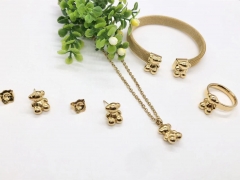 Stainless steel jewelry necklace earring bracelet ring Wholesale