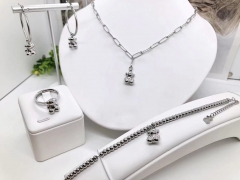 Stainless steel jewelry necklace earring bracelet ring Wholesale