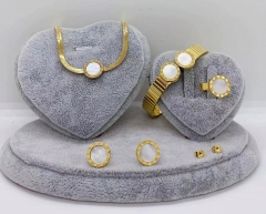 Stainless steel jewelry necklace earring bracelet ring Wholesale
