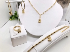 Stainless steel jewelry necklace earring bracelet ring Wholesale