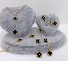 Stainless steel jewelry necklace earring bracelet ring Wholesale