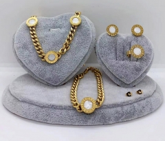 Stainless steel jewelry necklace earring bracelet ring Wholesale