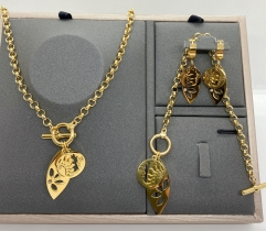 Stainless steel jewelry necklace earring bracelet Wholesale