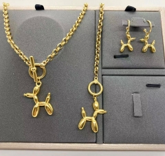 Stainless steel jewelry necklace earring bracelet Wholesale