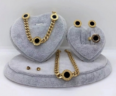 Stainless steel jewelry necklace earring bracelet ring Wholesale